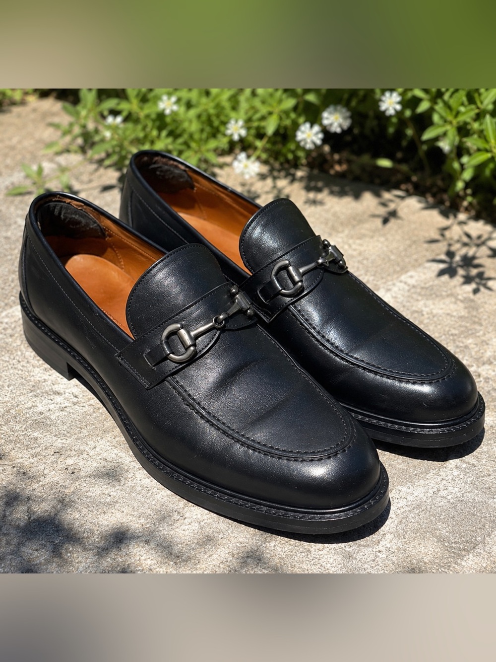 Beckett Simonon Eriksen Black Leather Horsebit
Loafers - Men's Size 10